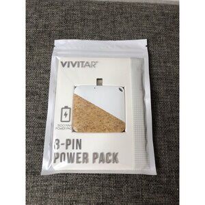 Vivitar 8 Pin 1500 mAH 3.7v Power Pack with USB Charging Cable